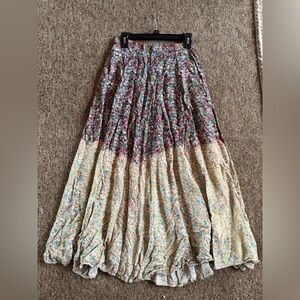 Urban Renewal Multicolor Floral Maxi Skirt